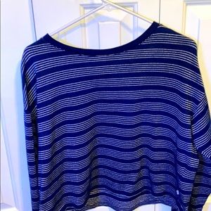 Dark blue sparkly long sleeve